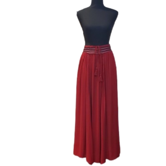 NEW Zara maxi cotton skirt with elastic waistband ( Size M) - Picture 4 of 7